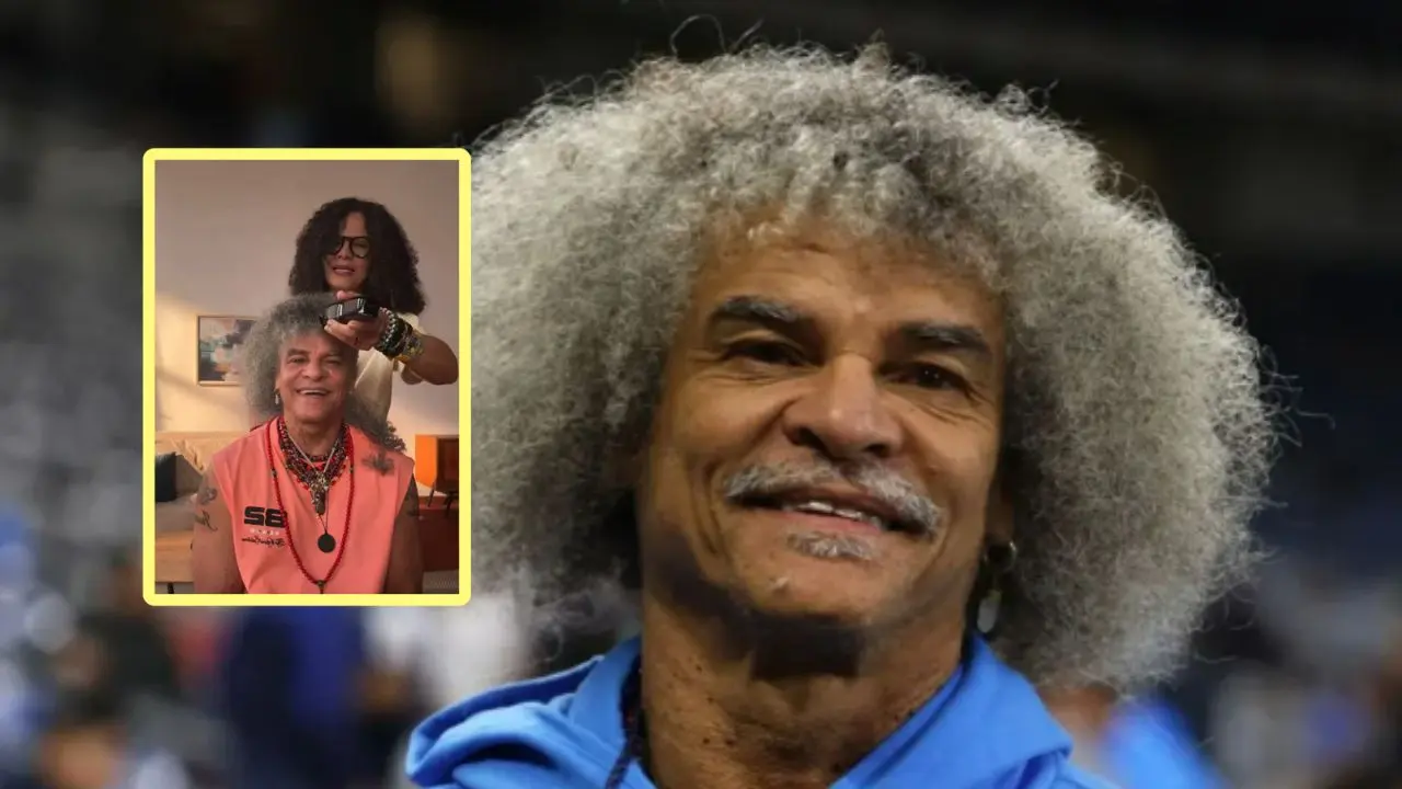 El 'Pibe' Valderrama se rapó la cabeza y dejó a todos en shock con su nuevo aspecto